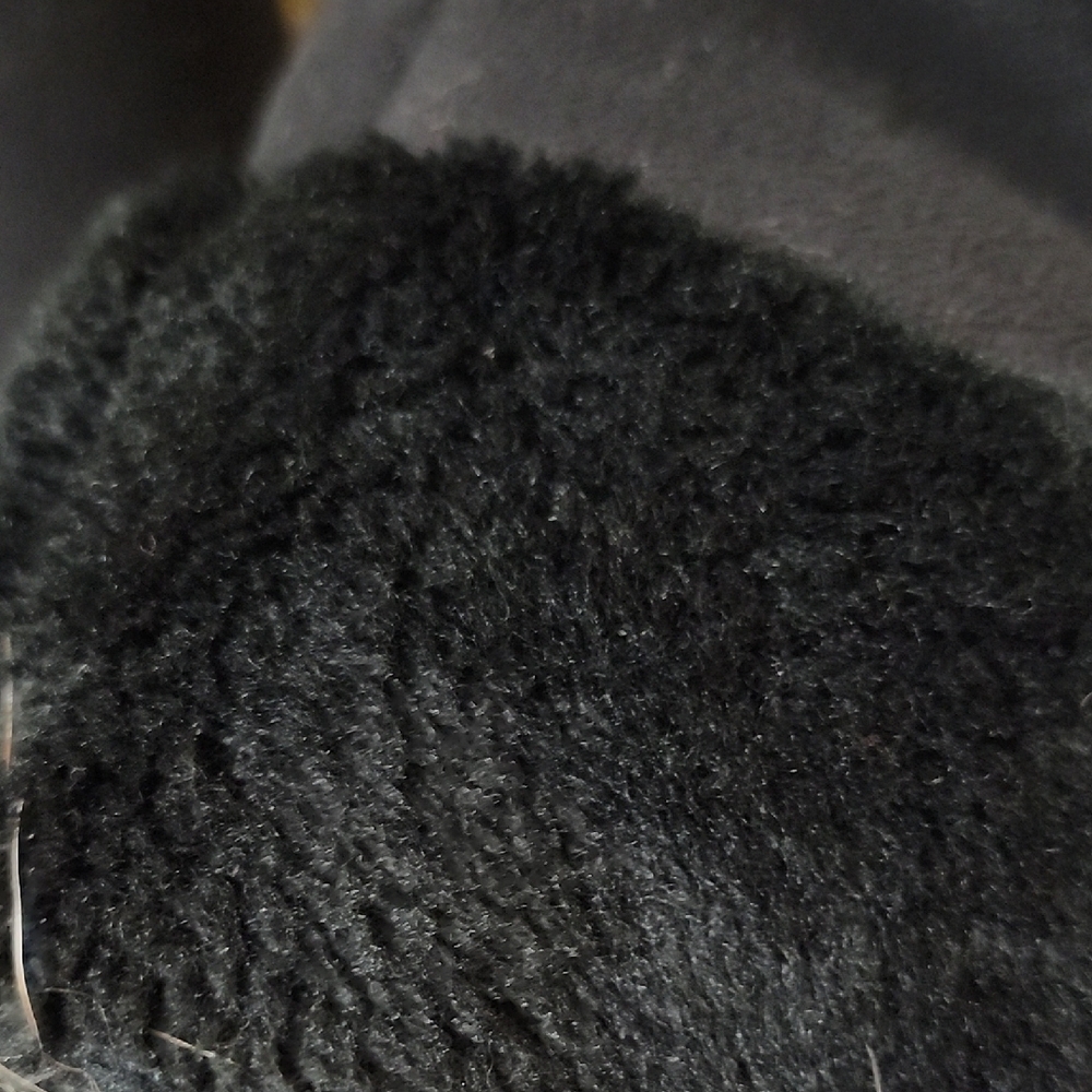 Style & Co Black Pea Coat with Notched Lapel - Picture 7 of 14